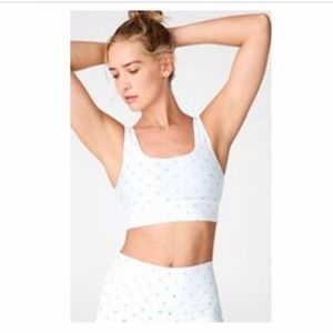 Fabletics crop top sports bra Reversible small NWT